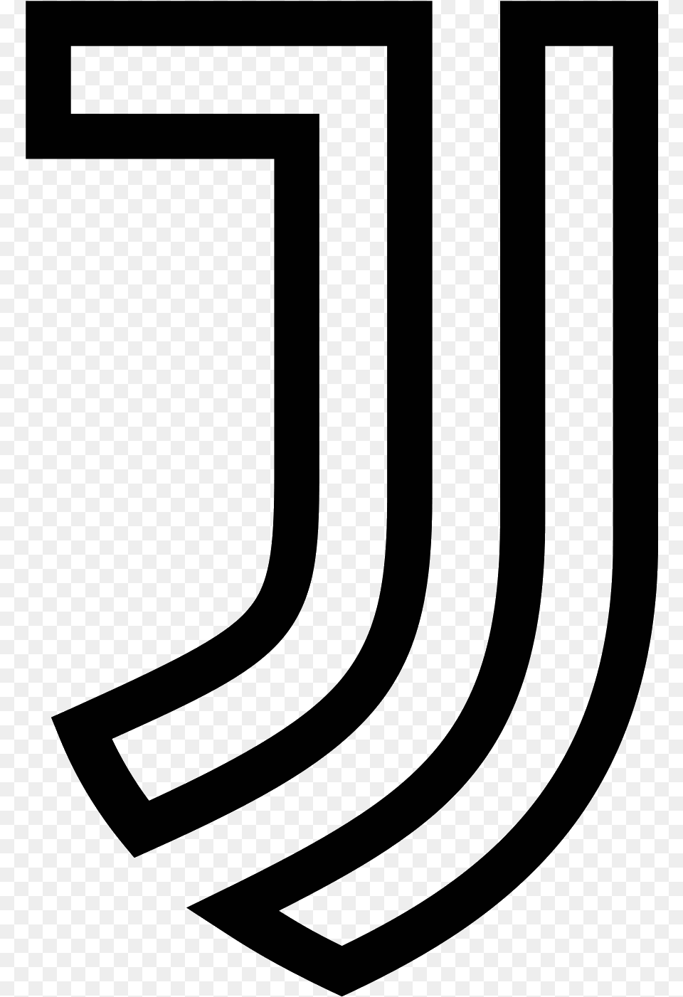 Juventus White Logo, Gray Free Png Download