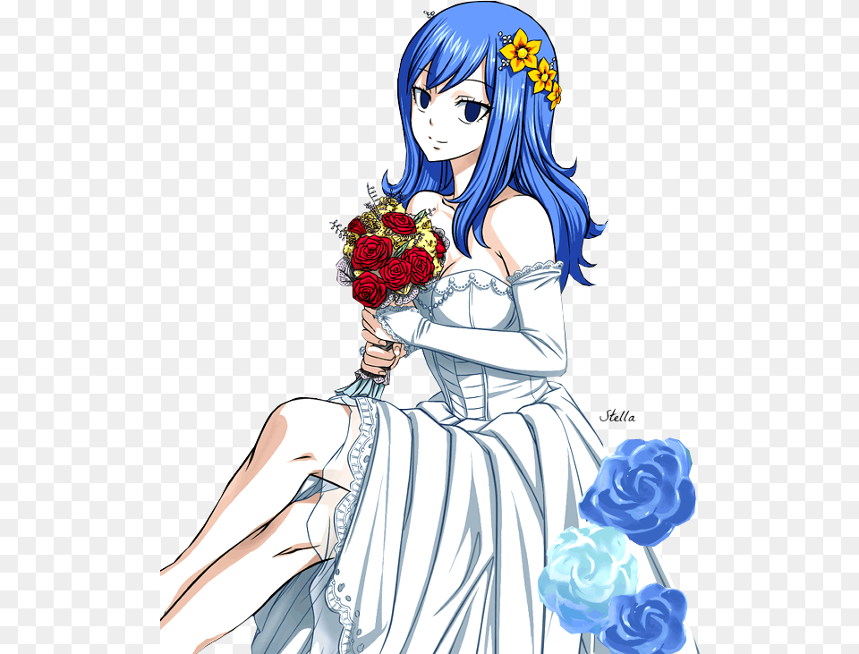Juvia Fairy Tail Brave Guild Download Fairy Tail Juvia Dress, Book, Comics, Publication, Adult Free Png