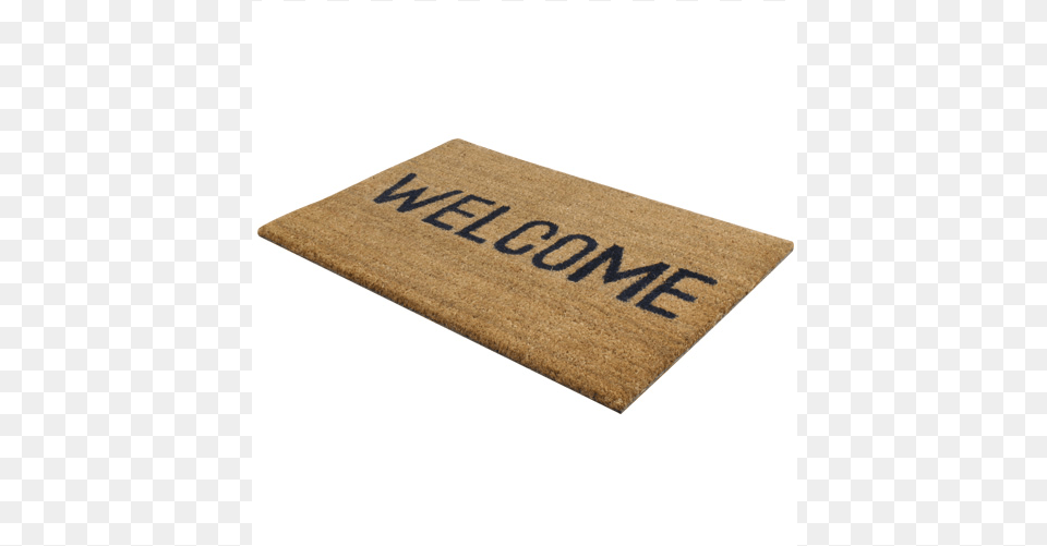 Jvl Coir Welcome Mat 40x70cm Paper, Doormat, Disk Free Png
