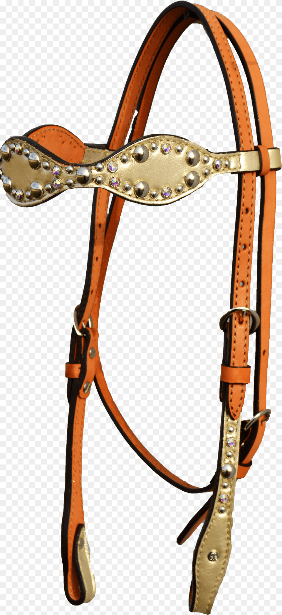 Jw Head Stall Scalloped Shaped Platinum Metallic, Halter Free Png Download