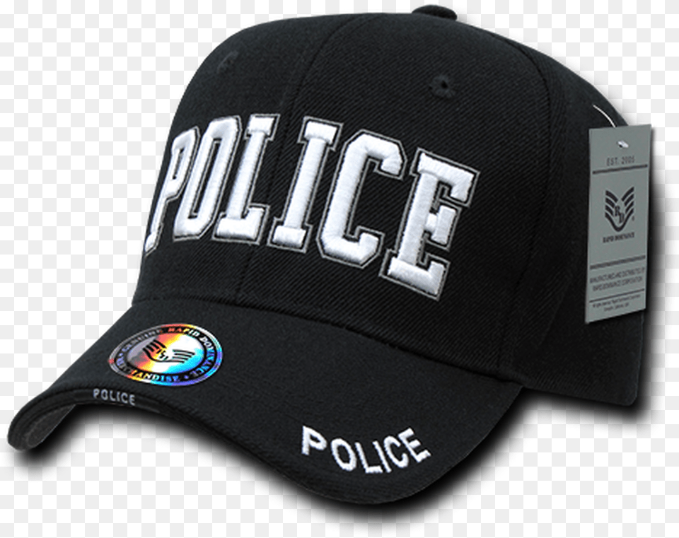 Jw Police Cap Black Baseball Cap, Baseball Cap, Clothing, Hat Png Image