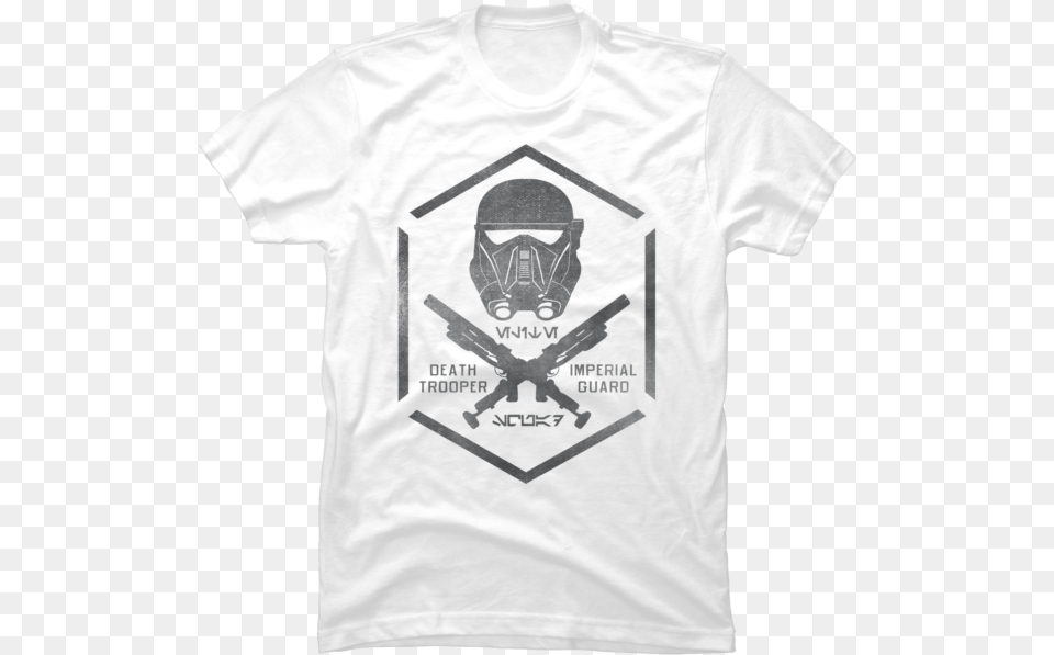 Jyn Erso Deathtrooper Crossbones Death Trooper Shirt, Clothing, T-shirt, Person, Head Free Transparent Png