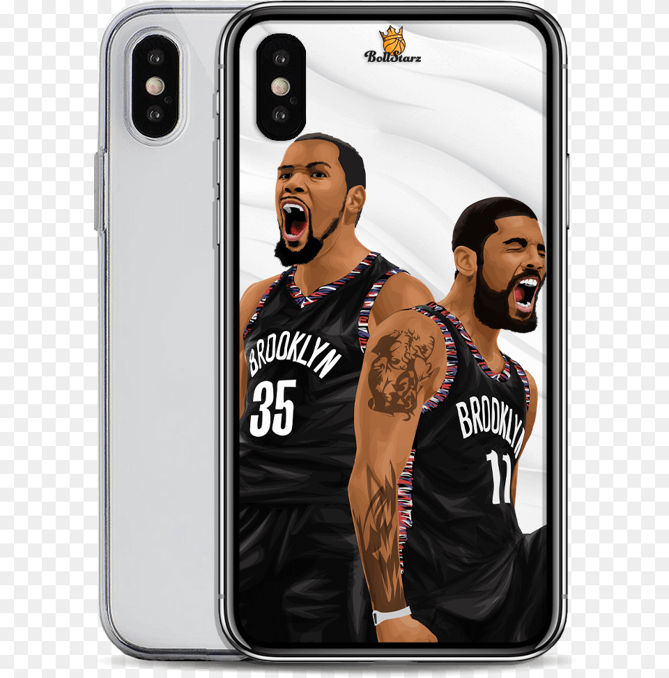 K K Kevin Durant Amp Kyrie Irving Black Amp White Kyrie Irving, Tattoo, Skin, Person, Man Free Png Download