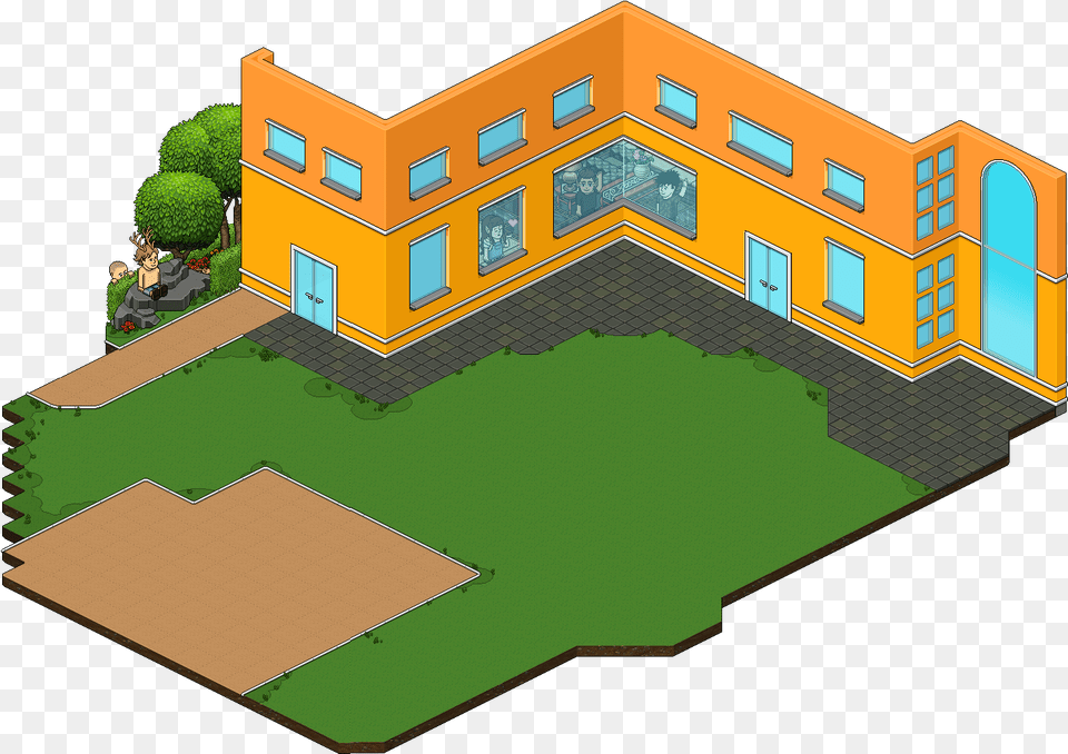 K Picnic Habbo Picnic, Grass, Neighborhood, Plant, City Png Image