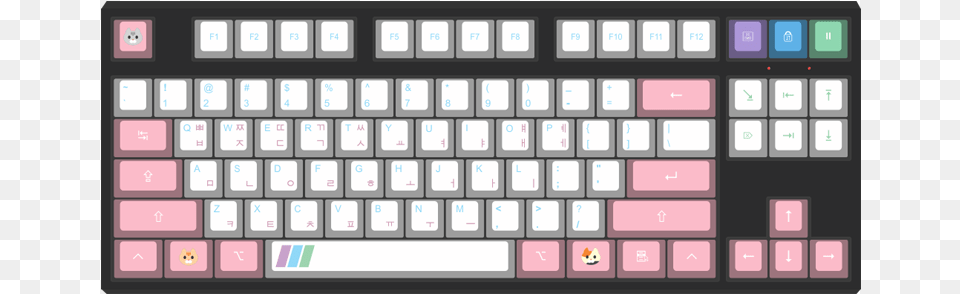 K Pop By Skeletor 87 Key Custom Mechanical Keyboard, Computer, Computer Hardware, Computer Keyboard, Electronics Png Image