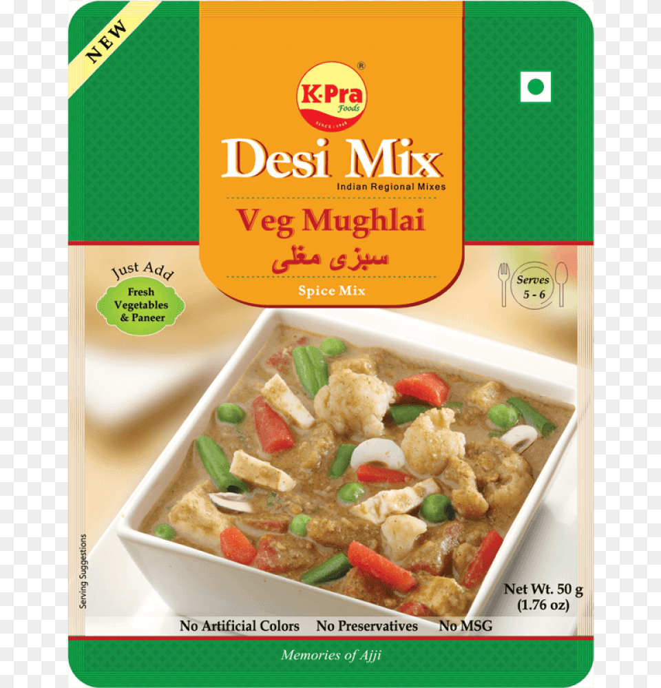 K Pra Desi Mix Kachchi Dabeli, Curry, Food, Meal, Dish Png Image