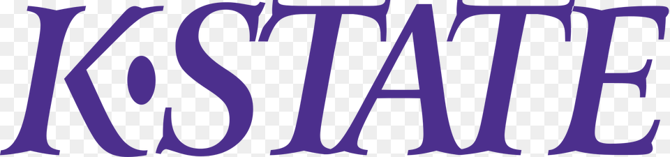 K State Logo Svg, Text, Purple Png Image