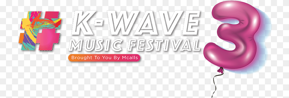 K Wave 3 Music Festival Brought To You By Mcalls Making A Kwave Music Festival 3, Purple, Advertisement, Art, Graphics Free Transparent Png