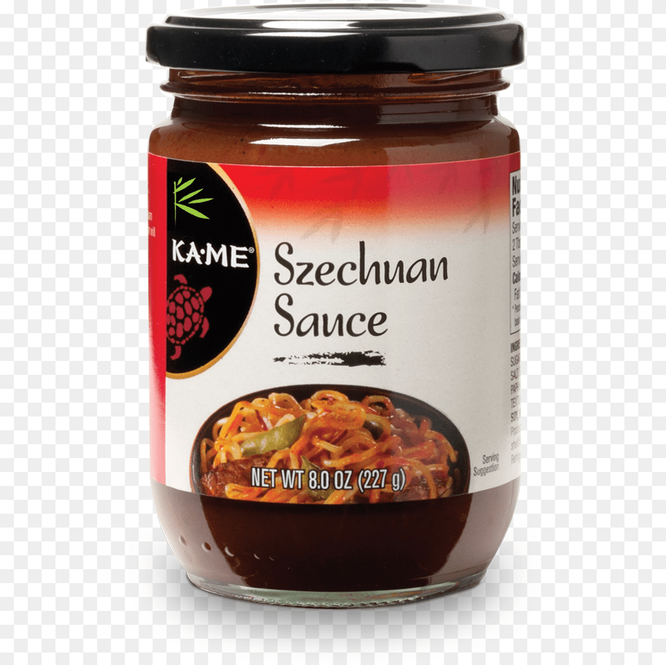 Ka Me Szechuan Sauce 8 Oz Jar, Food, Alcohol, Beer, Beverage Png