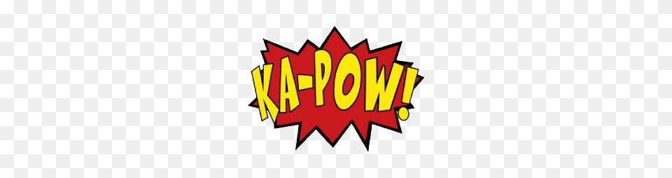 Ka Pow, Logo, Dynamite, Weapon Png Image