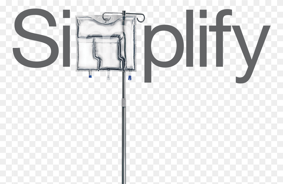 Kabiven Simplify Spiked Bag On Iv Pole Cooper Lighting Png