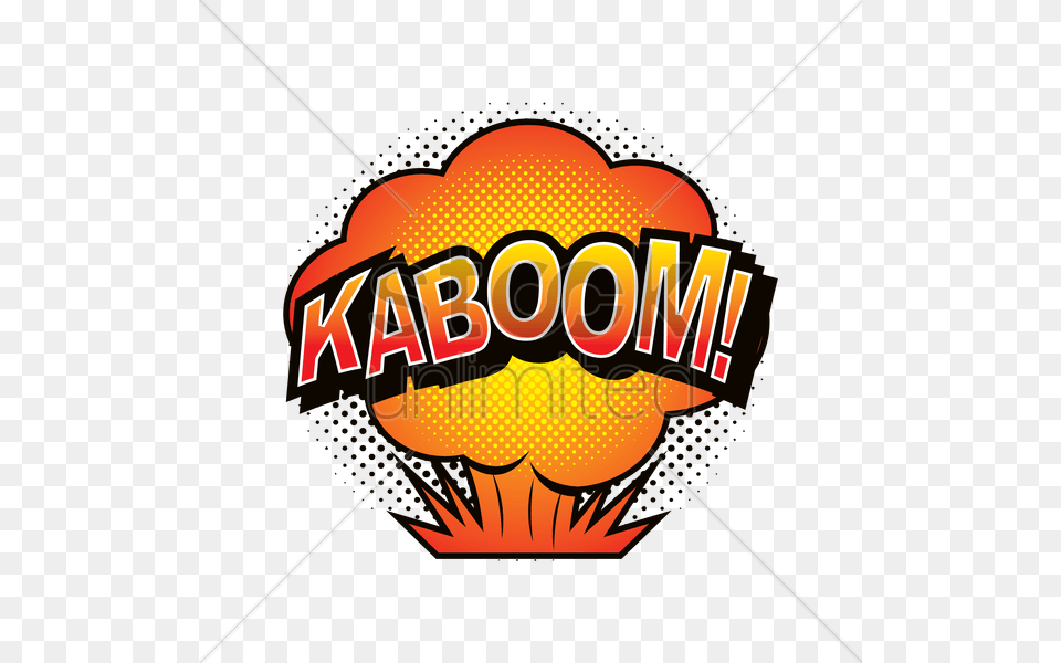 Kaboom Comic Speech Bubble Vector, Logo Free Transparent Png