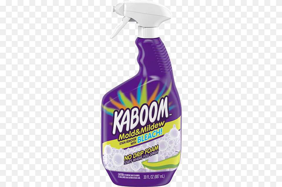 Kaboom No Drip Foam Mold Amp Mildew Stain Remover With Kaboom Shower Tile Ampamp Tub Cleaner Spray, Food, Ketchup, Cleaning, Person Png Image
