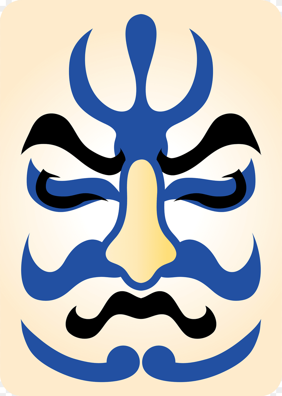 Kabuki Kumadori Clipart, Head, Person, Face, Logo Free Png