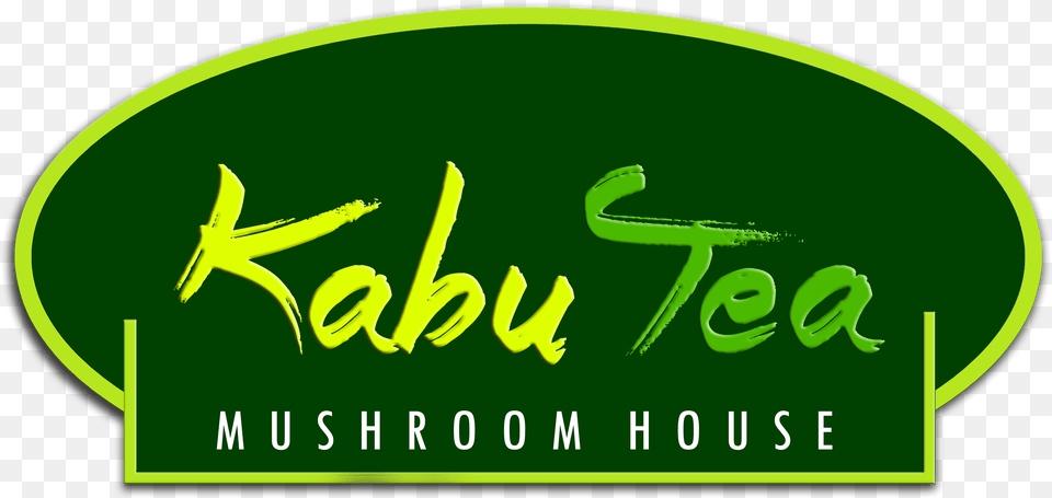 Kabutea Mushroom Burger House Calligraphy, Green, Logo Free Png