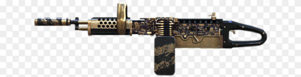 Kac Rusty Gold Weapon, Firearm, Gun, Machine Gun, Rifle Free Png