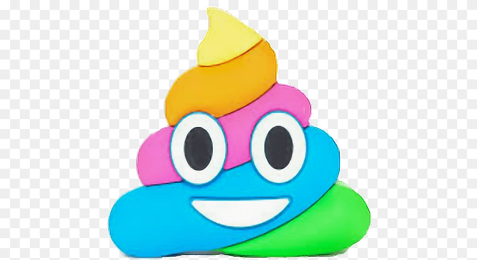Kacke Rainbow Regenbogen Emojisticker Emojis Poop Freet, Clothing, Hat, Nature, Outdoors Png