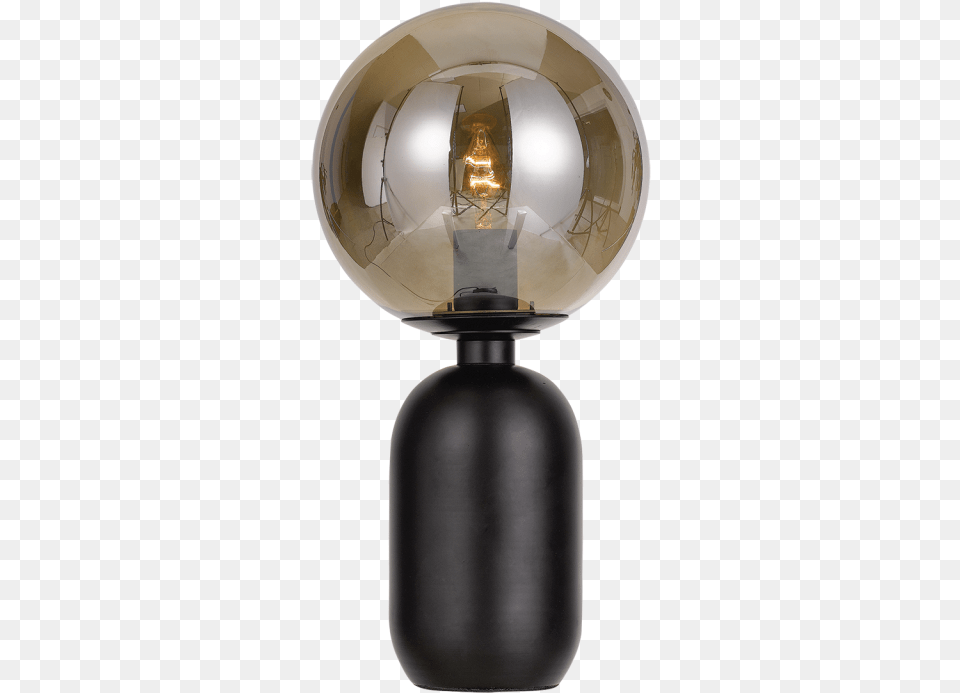 Kade Black Smoke Table Lamp Table Lamp, Light, Lighting Free Png