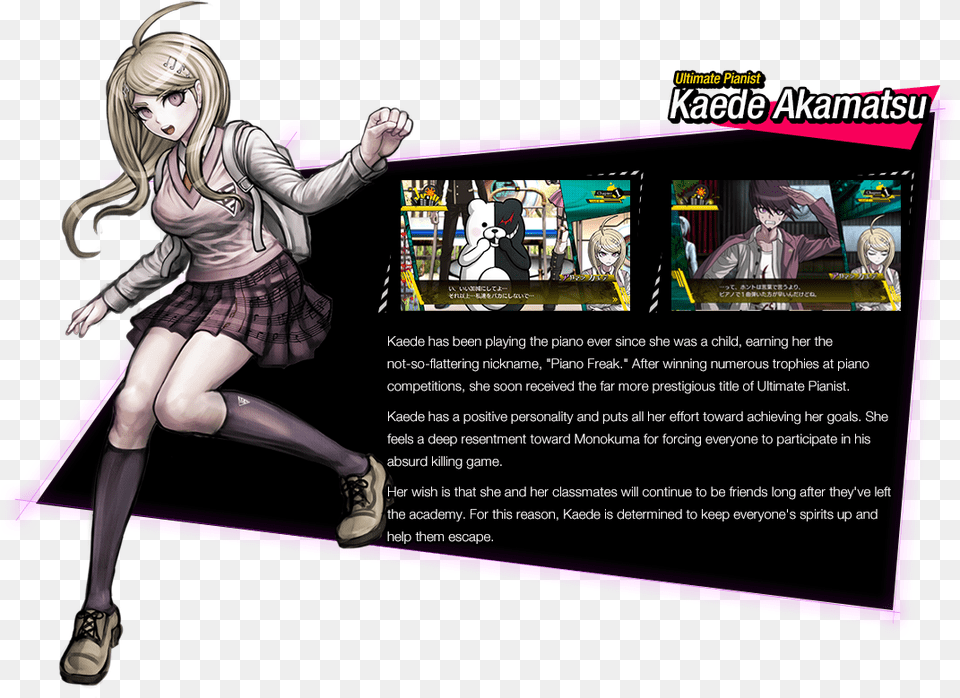 Kaede Akamatsu Fuyuhiko Sister, Adult, Publication, Poster, Person Png