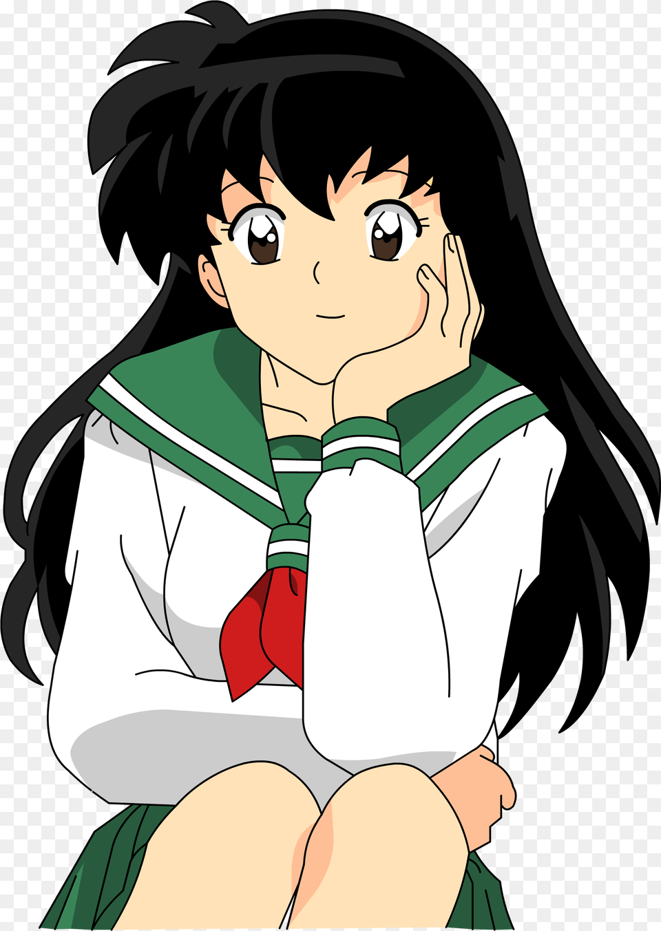 Kagome Google Search Kagome Transparent Transparent Kagome Higurashi Transparent, Book, Comics, Publication, Baby Png Image