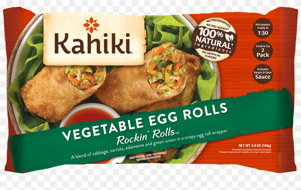 Kahiki Vegetable Egg Rolls Rockin39 Rolls 2 Egg Rolls Kahiki Thai Basil Chicken Yum Yum Stix 3 Pack Free Png