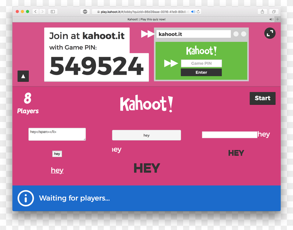 Kahoot, File, Webpage, Text Png