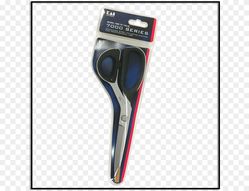 Kai 7250 10 Inch Stainless Steel Tailoring Shears, Scissors, Blade, Weapon Png Image