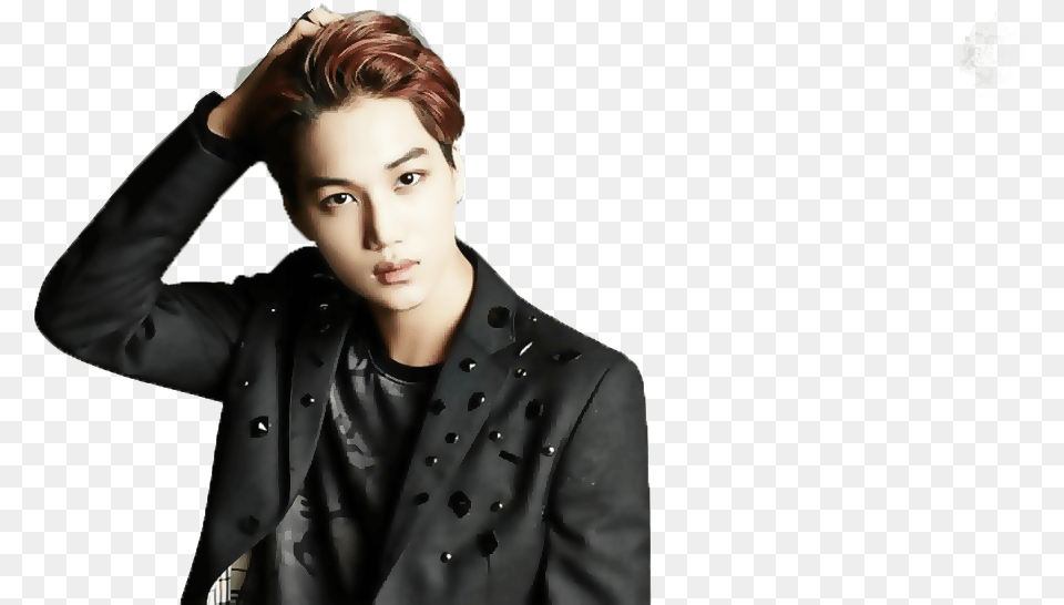 Kai Download Kai Exo White Background, Jacket, Clothing, Coat, Person Png