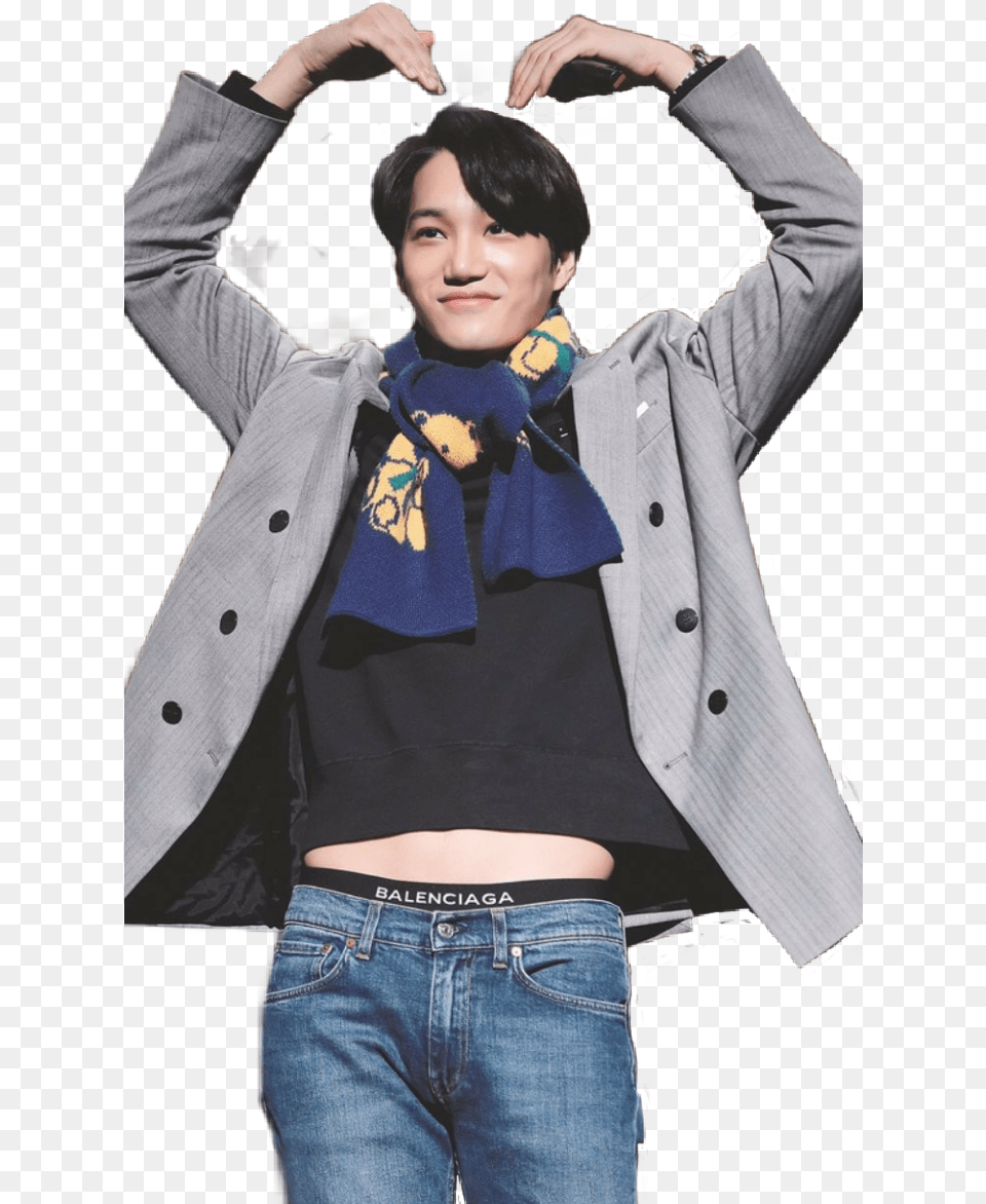 Kai Exo Exokai Kimjongin Jongin Exo K Exo Kai Balenciaga Underwear, Blazer, Pants, Jeans, Jacket Png Image