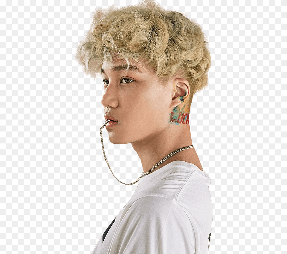 Kai Exo Lucky One Teaser, Person, Blonde, Hair, Woman Png Image