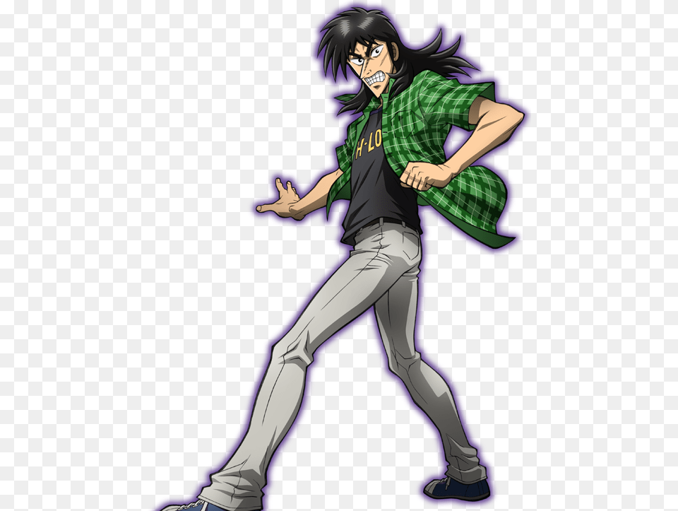 Kaiji From The Pachinko Website Cartoon, Book, Publication, Comics, Adult Free Png