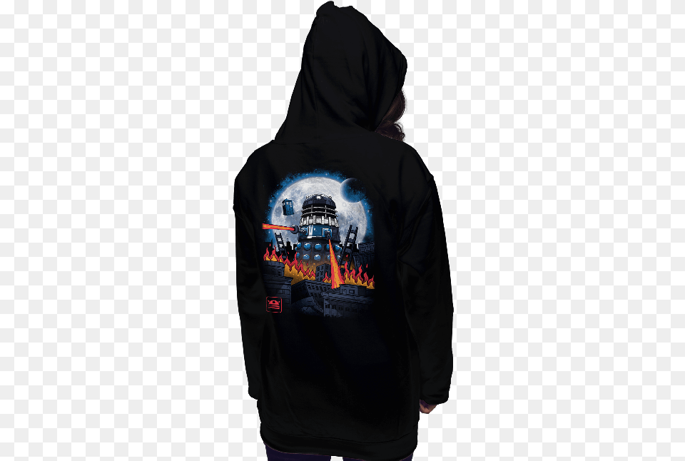 Kaiju Dalek 1st Book Of Magic, Clothing, Hood, Hoodie, Knitwear Png Image