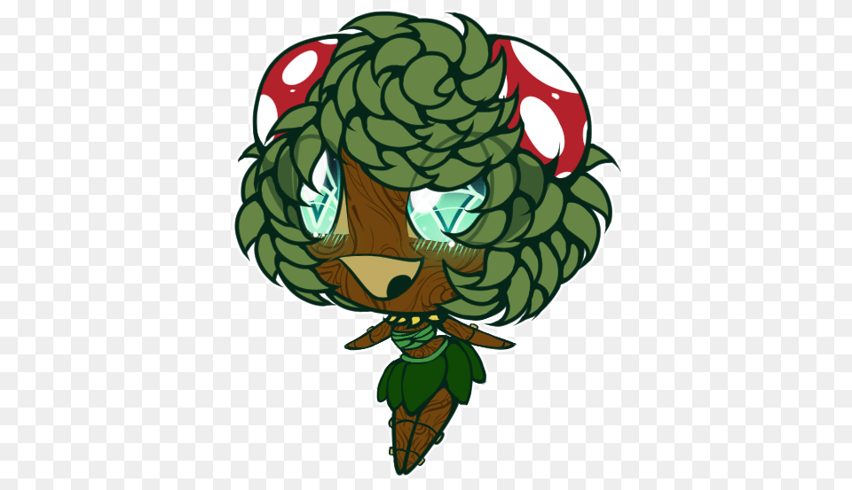 Kaiju Lady Mothra Illustration, Green, Plant, Tree Png