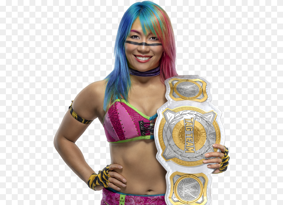 Kairi Sane Womens Tag Team Champion, Adult, Person, Woman, Female Free Png Download