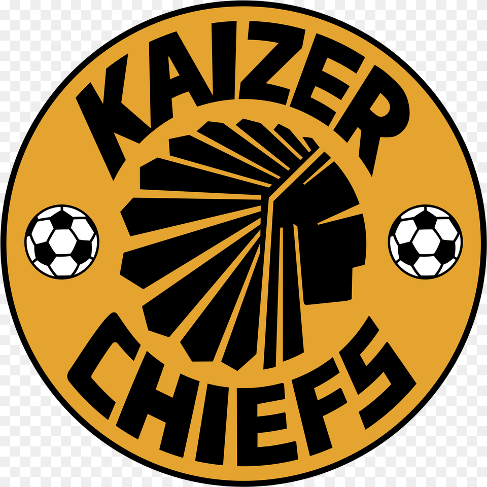 Kaizer Chiefs Amakhosi Logo Dot, Ball, Football, Sport, Soccer Ball Png Image