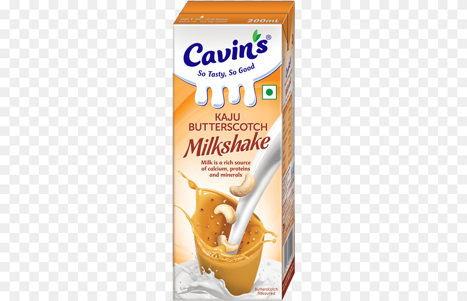 Kaju Butterscotch Milkshake Cavins Milkshake, Food Free Png Download