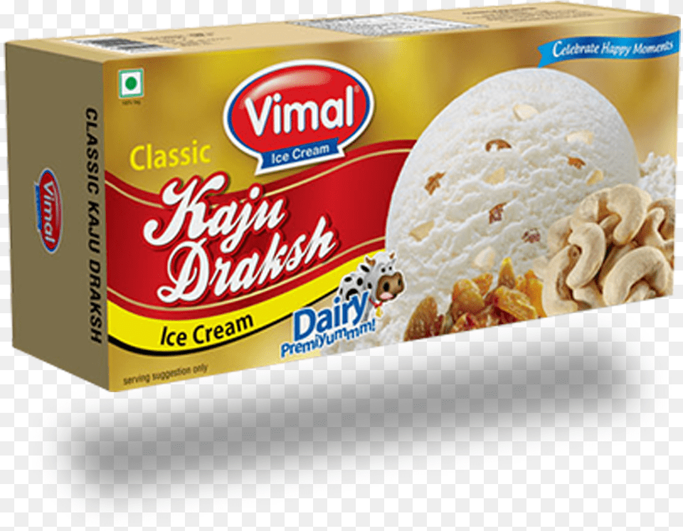 Kaju Draksh Ice Cream Family Pack, Dessert, Food, Ice Cream, Can Free Png Download
