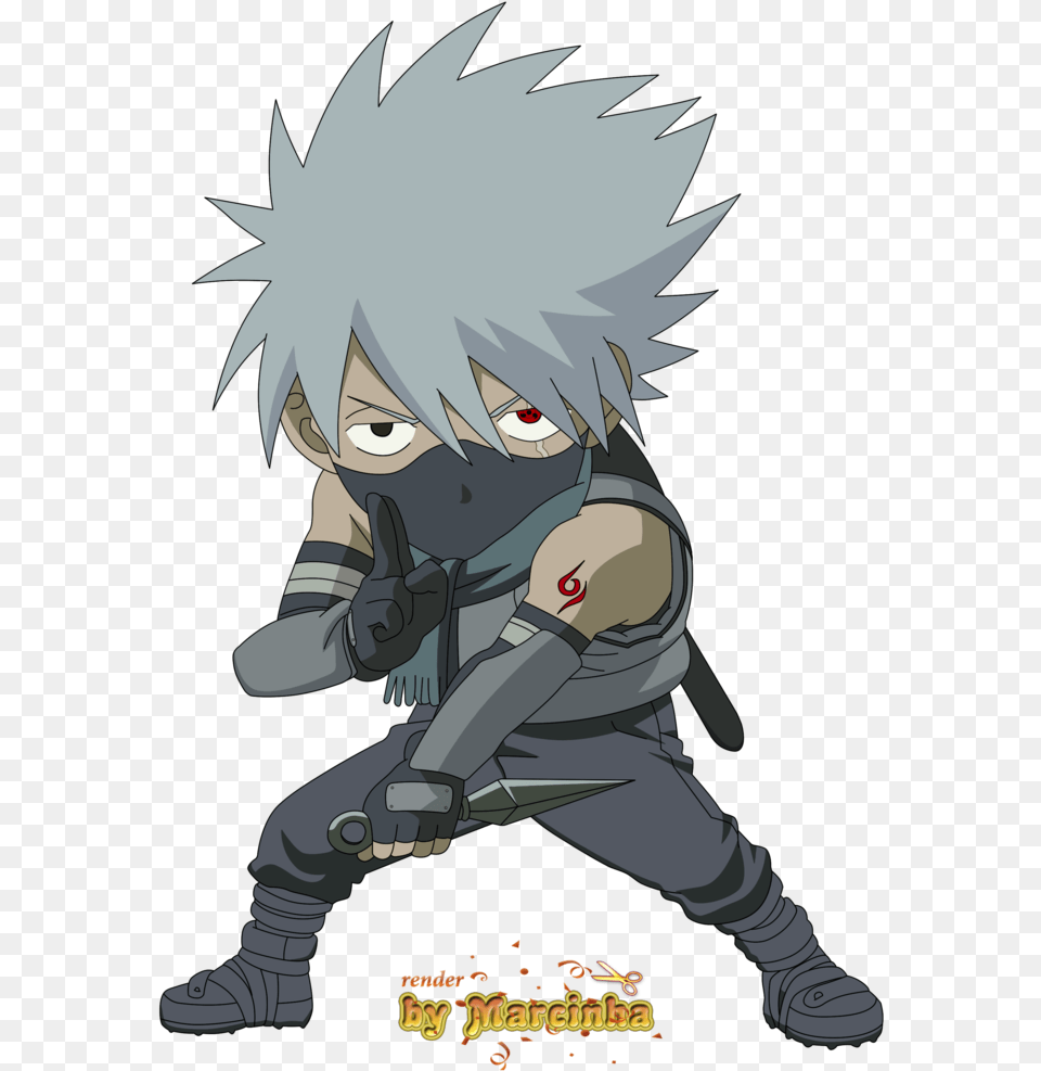 Kakashi Anbu Chibi, Book, Comics, Publication, Baby Png Image