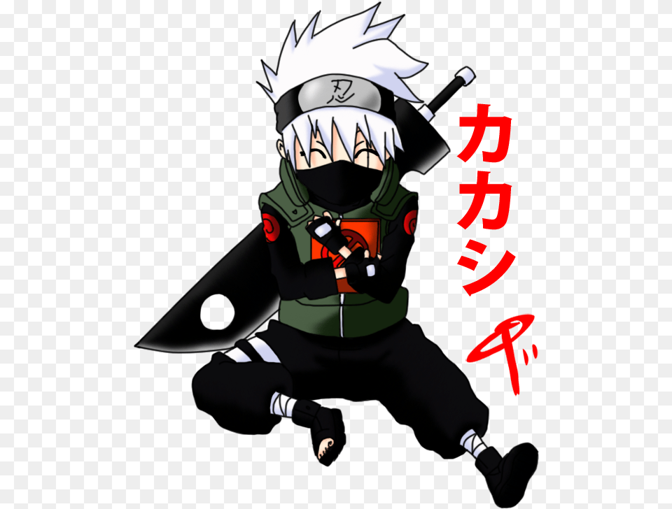 Kakashi Cartoon Hd, Book, Comics, Person, Publication Png