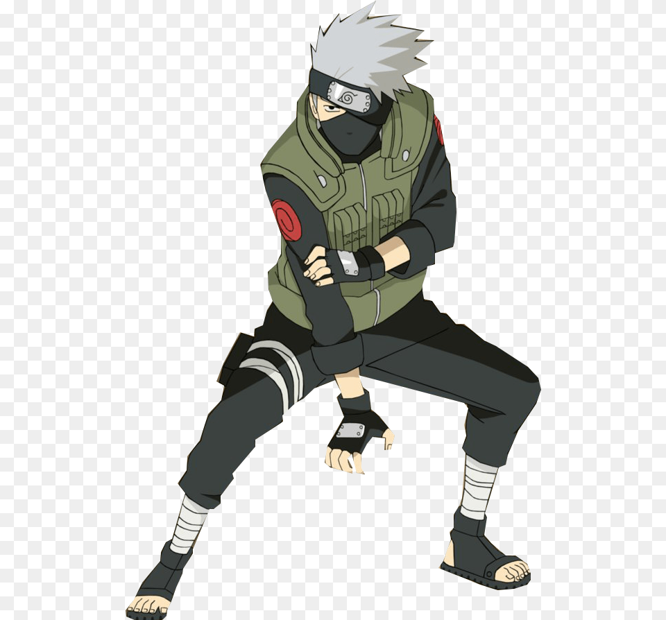 Kakashi Hatake Full Body, Book, Comics, People, Person Free Png