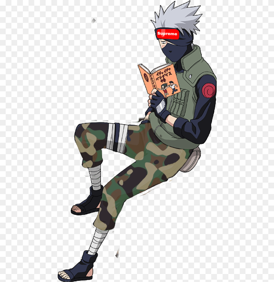 Kakashi Hatake Kakashihatake Hatakekakashi Naruto Kakashi Hatake, Book, Comics, Publication, Person Free Png