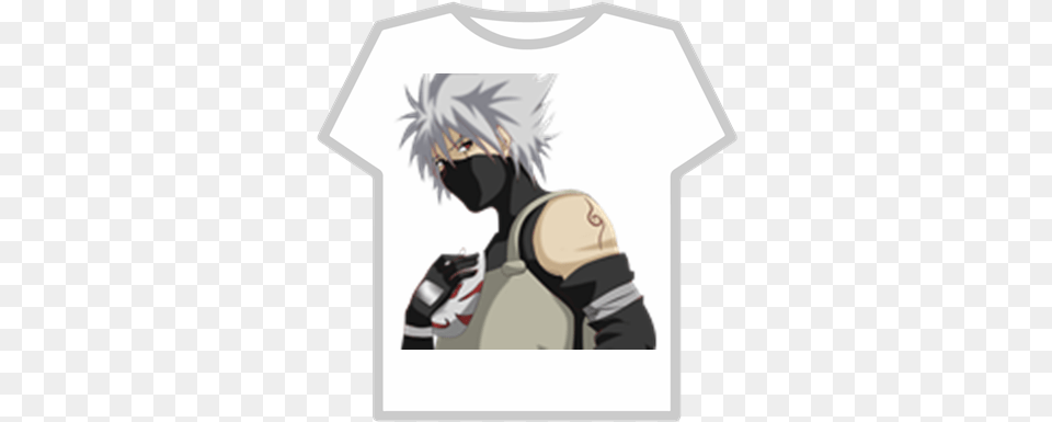 Kakashi Hatake T Shirt Roblox Kakashi Anbu, Book, Clothing, Comics, Publication Free Png