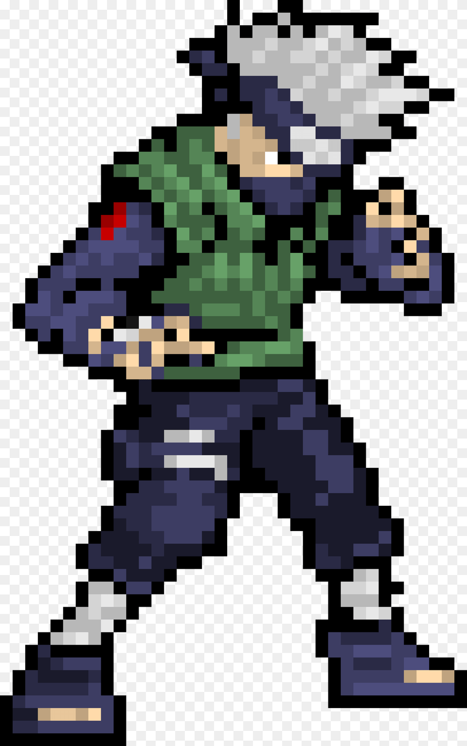 Kakashi Pixel Art, People, Person, Qr Code Free Png