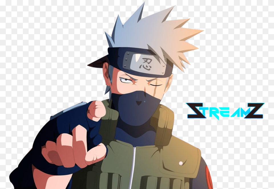 Kakashi Render By Streamz96 Naruto Kakashi Hatake Awesome Anime Manga Art, Adult, Male, Man, Person Png Image