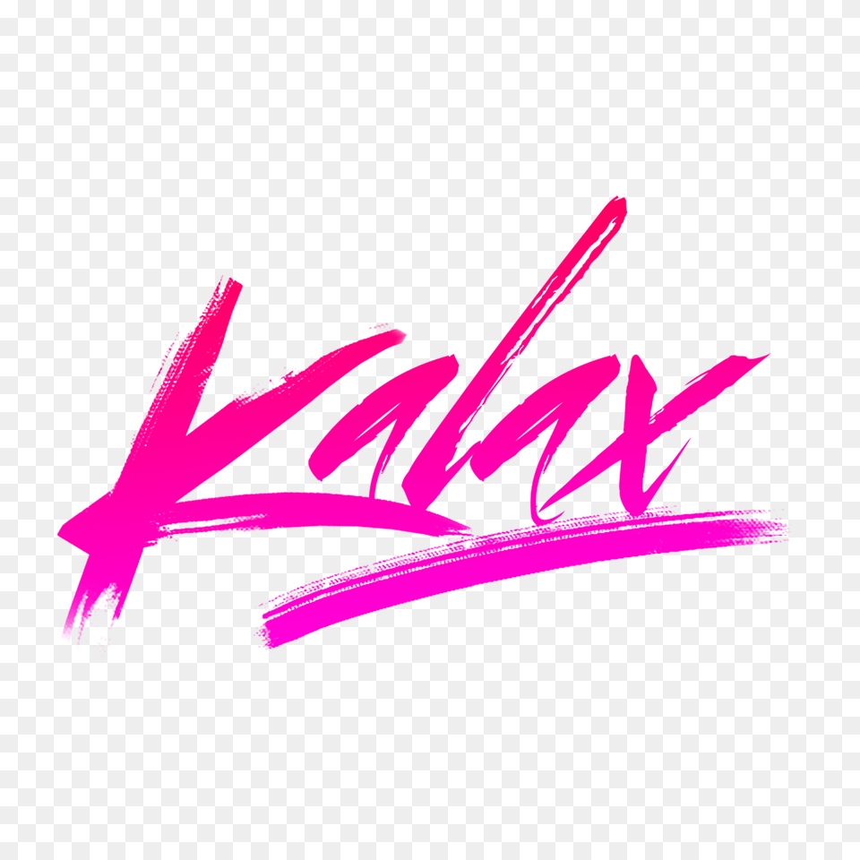 Kalax Logo, Handwriting, Text Free Png