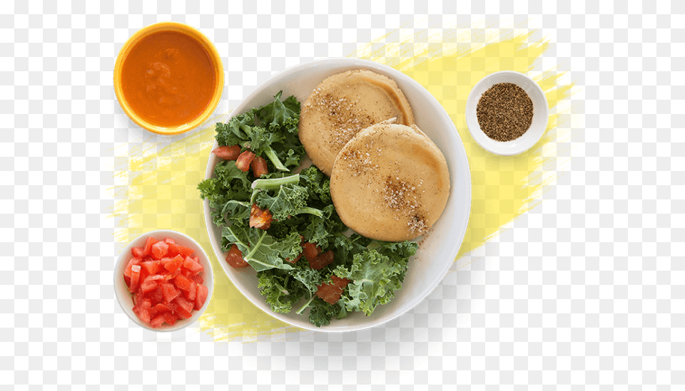 Kale Amp Pinto Bean Pupusa Cherry Tomatoes, Lunch, Food, Meal, Dining Table Free Transparent Png