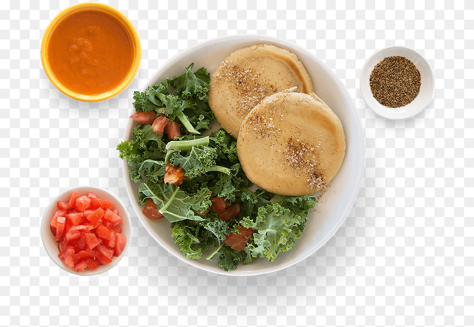 Kale Amp Pinto Bean Pupusa Clip Art, Lunch, Meal, Food, Bread Free Png Download
