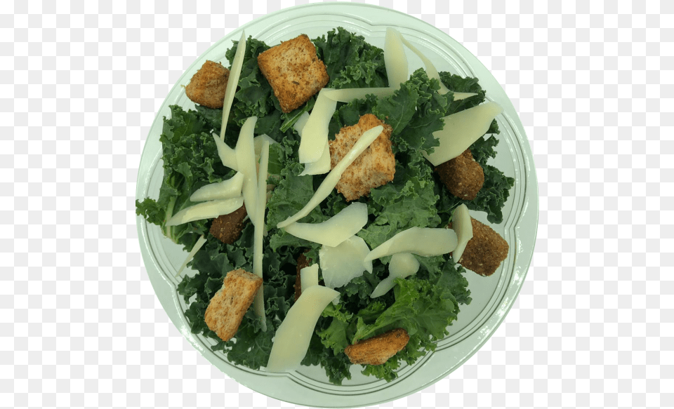 Kale Cesar Salad, Food, Food Presentation, Plate Png Image