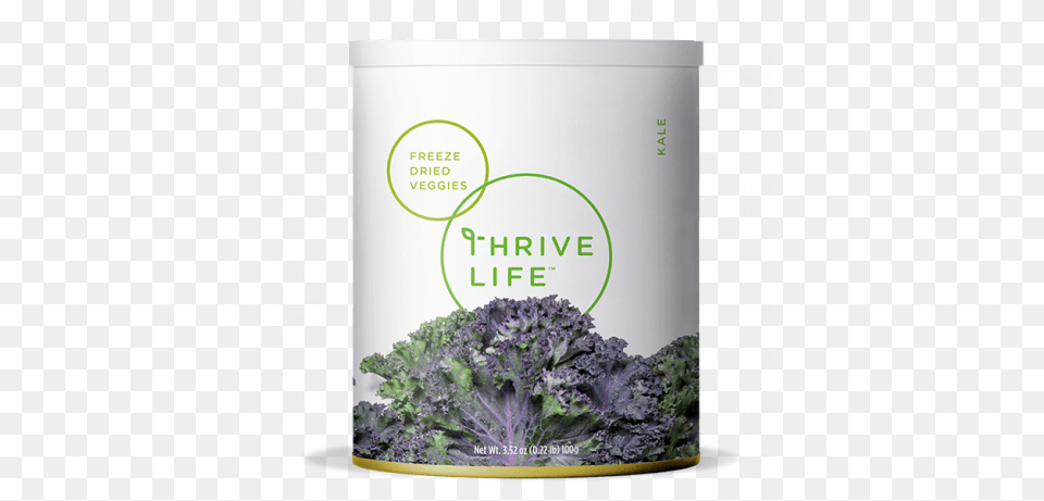 Kale Freeze Dried Sweet Corn Freeze Dried By Thrive Life 10 Size Can, Food, Leafy Green Vegetable, Plant, Produce Png