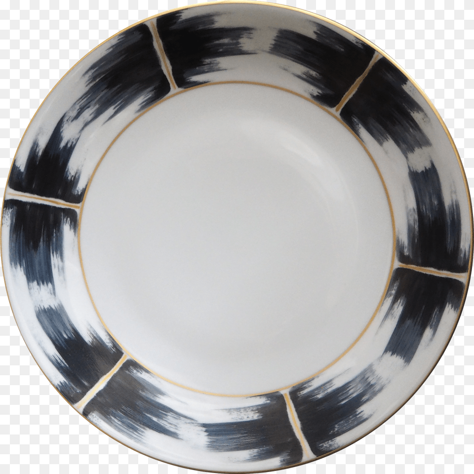 Kaleidoscope Dinner Plate Blue Black And Gold Plate Free Transparent Png